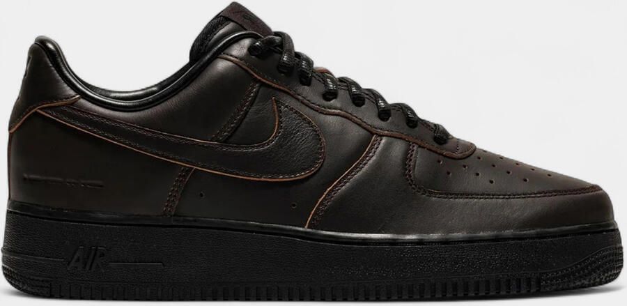 Nike Lage Sneakers Air Force 1 Low '07 PRM Morse Code Velvet Brown Black