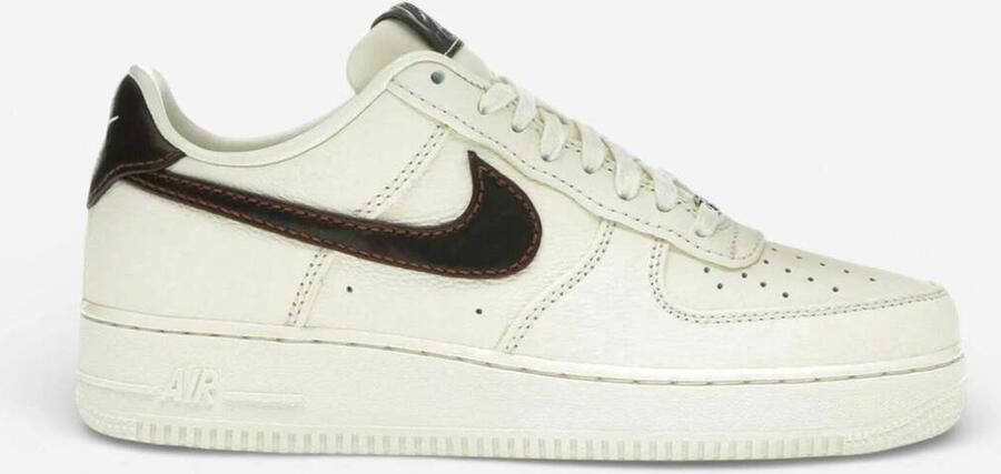Nike Lage Sneakers Air Force 1 Low '07 Soft Pearl Brown Croc - Foto 2