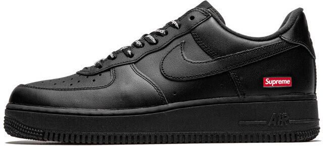 Nike Lage Sneakers Air Force 1 Low Black Supreme