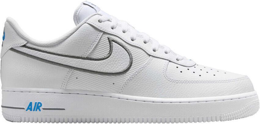 Nike Lage Sneakers Air Force 1 Low Cool Grey Photo Blue