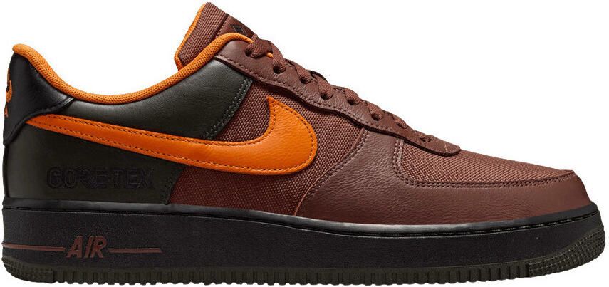 Nike Lage Sneakers Air Force 1 Low Gore-Tex Brown Bright Ceramic (Women's)
