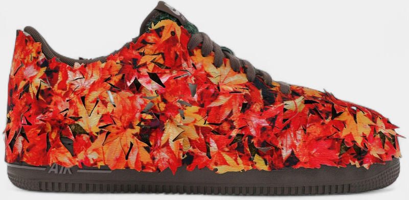 Nike Lage Sneakers Air Force 1 Low LX Leaf Camo