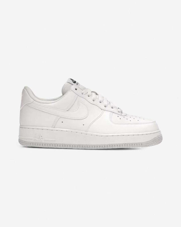 Nike Lage Sneakers Air Force 1 Low Next Nature White Metallic Grey (Women's)