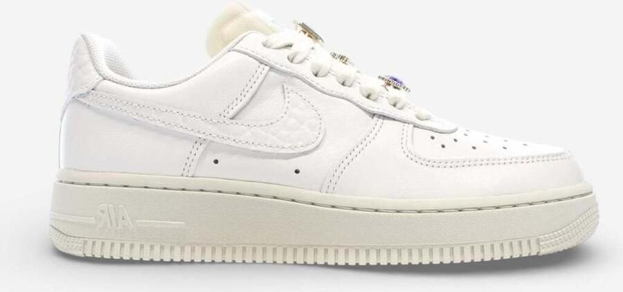 Nike Lage Sneakers Air Force 1 Low Premium Bling Wmns "Beige"