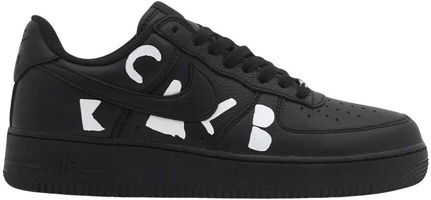 Nike Lage Sneakers Air Force 1 Low Retro SP BLACK Comme des Garçons Black