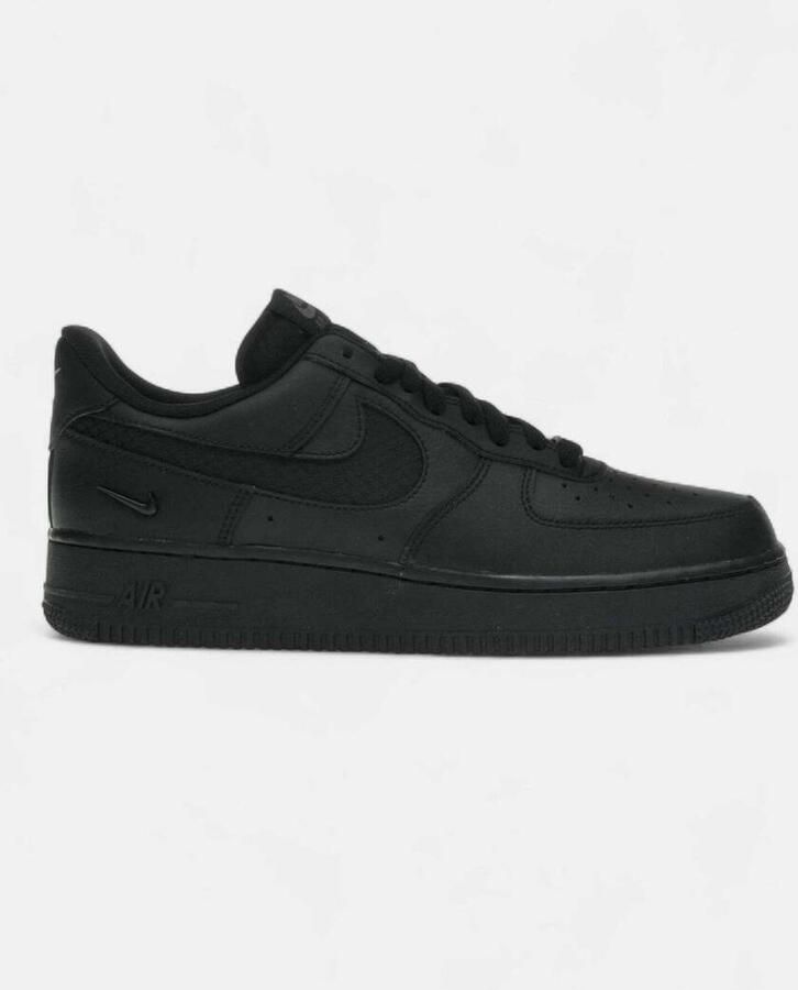 Nike Lage Sneakers Air Force 1 Low SE Triple Black Ripstop