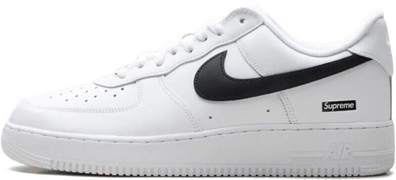 Nike Lage Sneakers Air Force 1 Low Supreme White Black - Foto 2