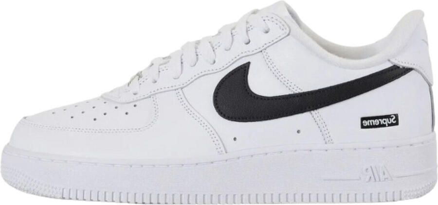 Nike Lage Sneakers Air Force 1 Low Supreme White Black
