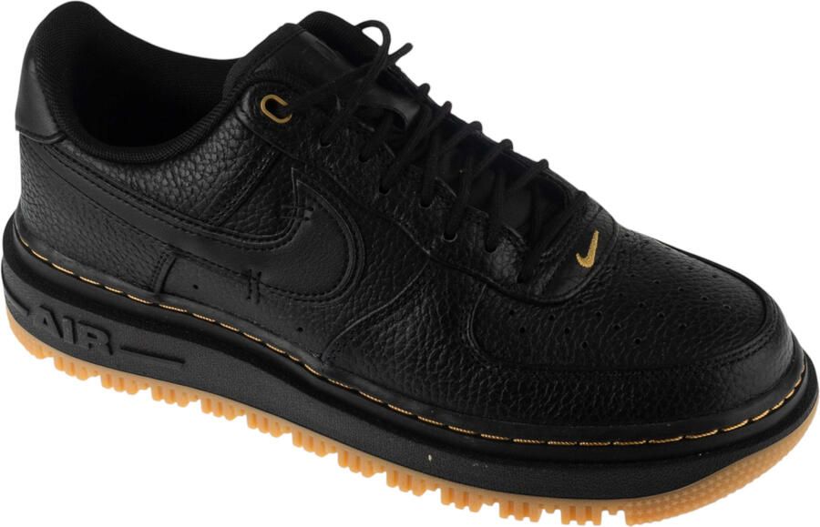 Nike Air Force 1 Luxe Basketball Schoenen black black bucktan gum yellow maat: 43 beschikbare maaten:41 42.5 43 45 - Foto 3