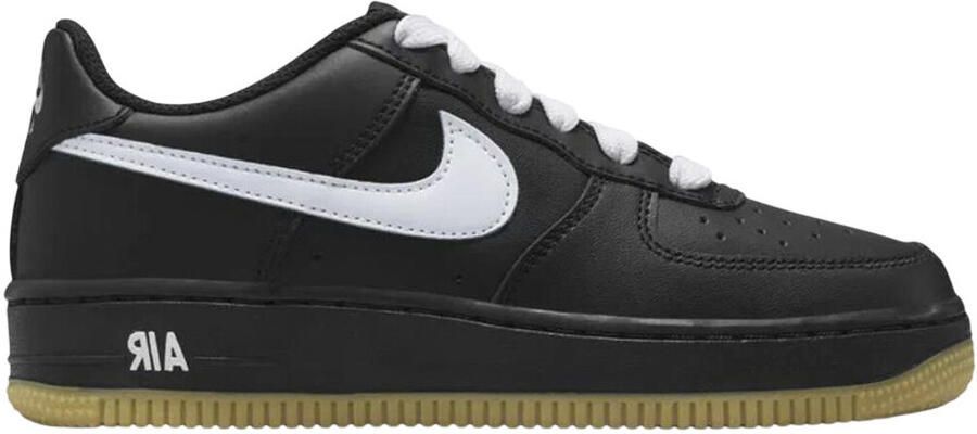 Nike Lage Sneakers Air Force 1 LV8 Black White Gum (GS)