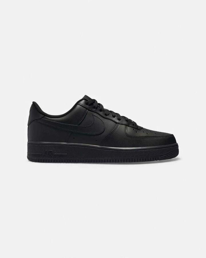 Nike Lage Sneakers Air Force 1 Triple Black