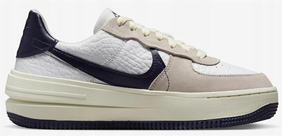 Nike Air Force 1 PLT.AF.ORM Sneakers Dames Wit beige Blauw - Foto 4
