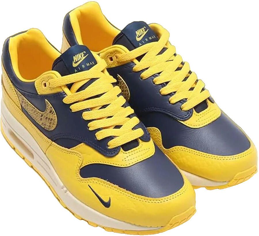 Nike Air Max 1 Premium sneakers Michigan Casual schoenen Geel Zwart - Foto 3