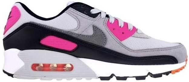 Nike Herenschoenen Air Max 90 Pure Platinum Alchemy Pink Total Orange Cool Grey- Heren Pure Platinum Alchemy Pink Total Orange Cool Grey - Foto 3