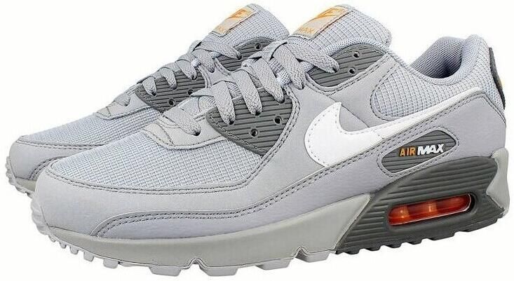 Nike Air Max 90 J22 Heren Sneakers Sport Schoenen Trainers Grijs DR0145 - Foto 2