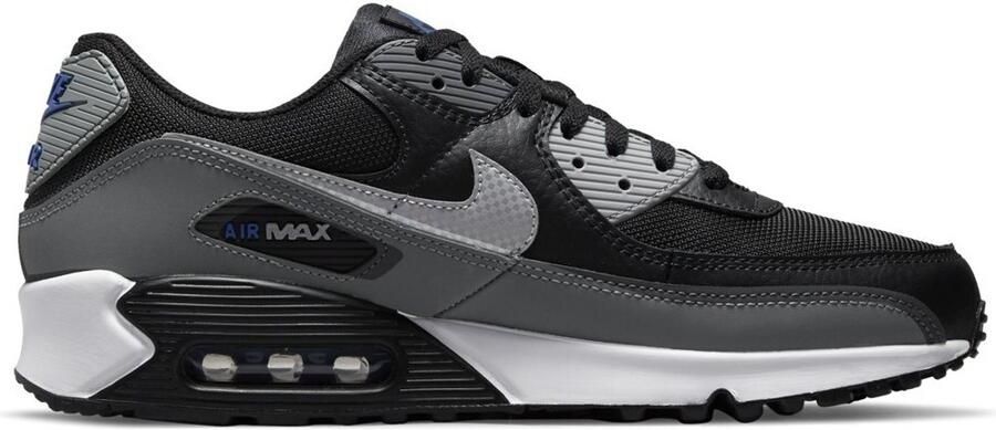 Nike Air Max 90 Heren Black Iron Grey Particle Grey Reflect Silver Heren