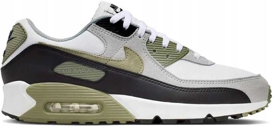 Nike Sportswear Sneakers laag 'AIR MAX 90' grijs olijfgroen zwart wit - Foto 2