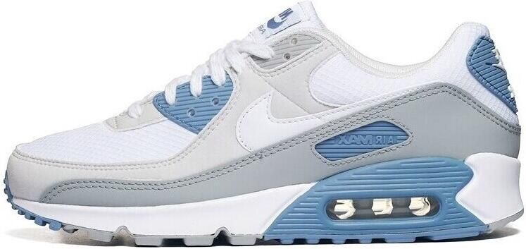 Nike Air Max 90 Unisex White Light Smoke Grey - Foto 2