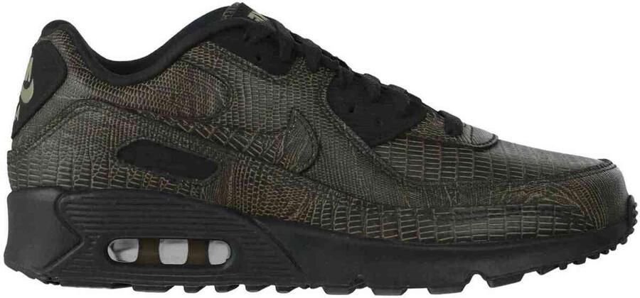 Nike Air Max 90 Kindersneakers Zwart Mesh Synthetisch