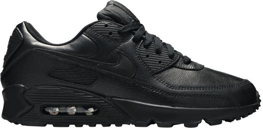 Nike Lage Sneakers Air Max 90 Leather Triple Black
