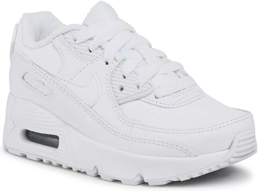 Nike Air Max 90 Kinderen White Metallic Silver White White Kind White Metallic Silver White White