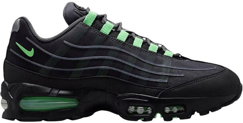 Nike Lage Sneakers Air Max 95 Big Bubble Iron Grey Illusion Green