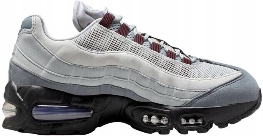 Nike Air Max 95 Sneakers Smoke Grey Burgundy Crush - Foto 2