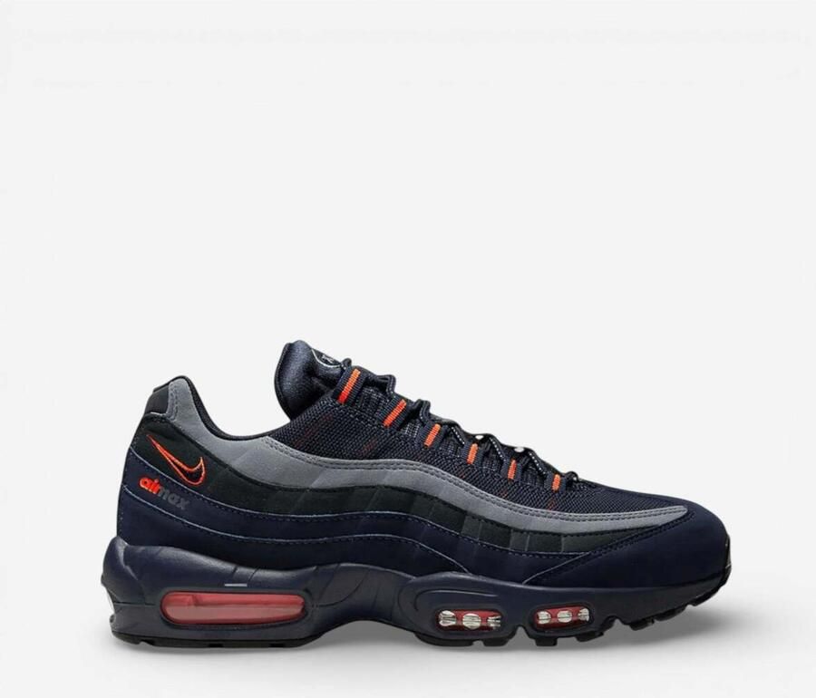 Nike Lage Sneakers Air Max 95 Logo Navy Orange - Foto 2