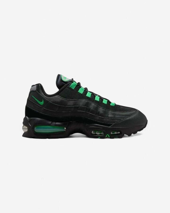 Nike Lage Sneakers Air Max 95 OG Big Bubble Black Green Shock