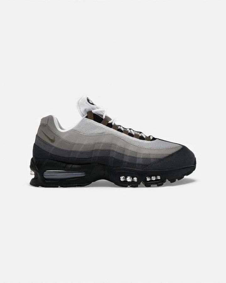 Nike Lage Sneakers Air Max 95 OG Big Bubble Black Medium Olive ( 's)