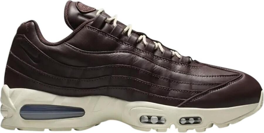 Nike Lage Sneakers Air Max 95 QS Big Bubble Baroque Brown Leather