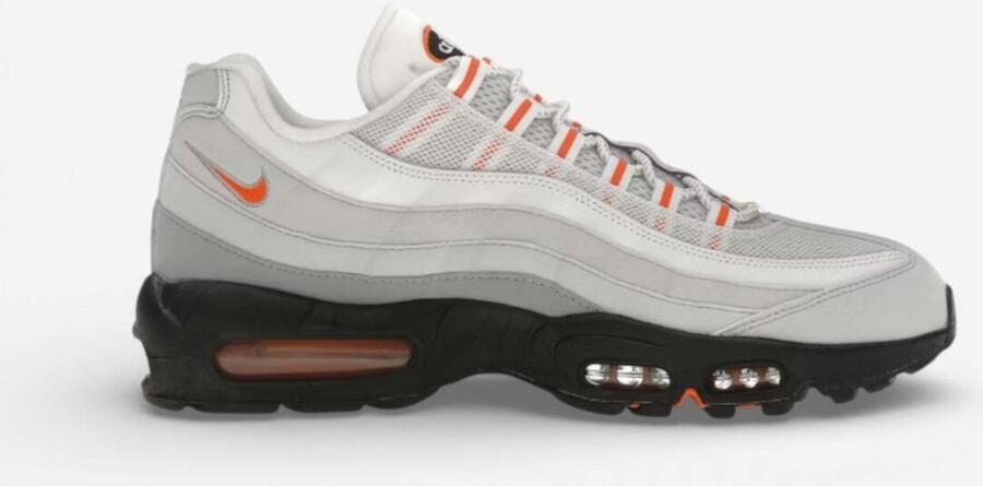 Nike Lage Sneakers Air Max 95 Wolf Grey Safety Orange Pure Platinum - Foto 2