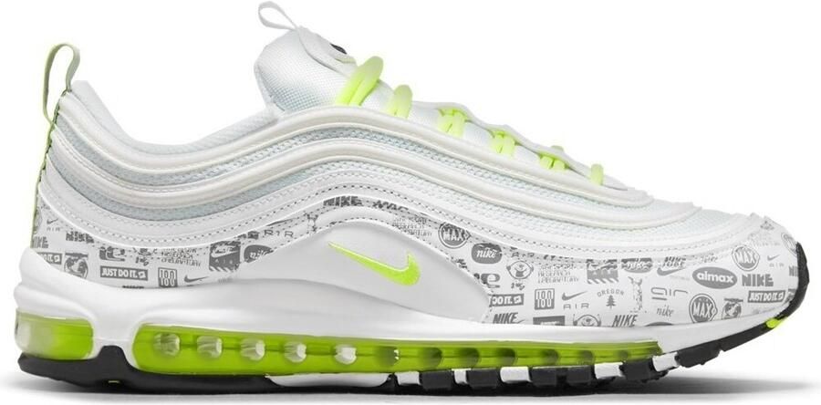 Nike Air Max 97 Reflective Logo Heren Sneakers Sport Casual Schoenen Wit DH0006