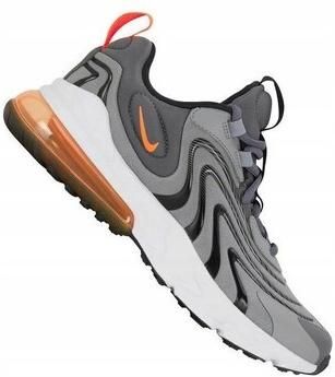 Nike Air Max 270 React ENG Kinderschoen Iron Grey Particle Grey Black Total Orange Kind