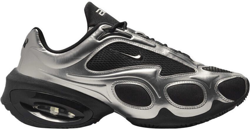 Nike Lage Sneakers Air Max Muse Black Metallic Silver (Women's)