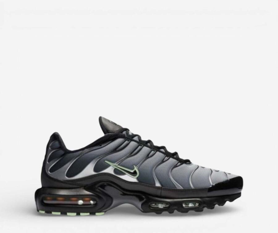 Nike Lage Sneakers Air Max Plus Black Particle Grey Vapour Green