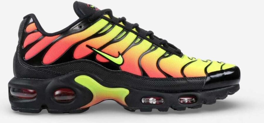 Nike Lage Sneakers Air Max Plus Black Volt Solar Red (Women's) - Foto 2