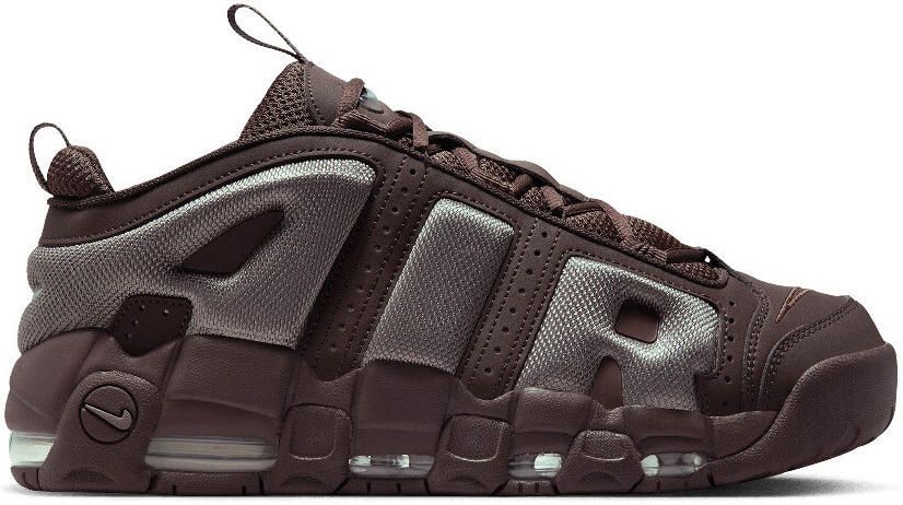 Nike Lage Sneakers Air More Uptempo Low Baroque Brown Cave Stone