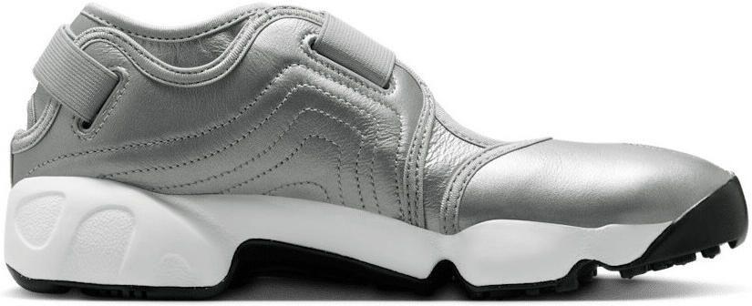 Nike Lage Sneakers Air Rift Leather Metallic Silver Sail (Women's)