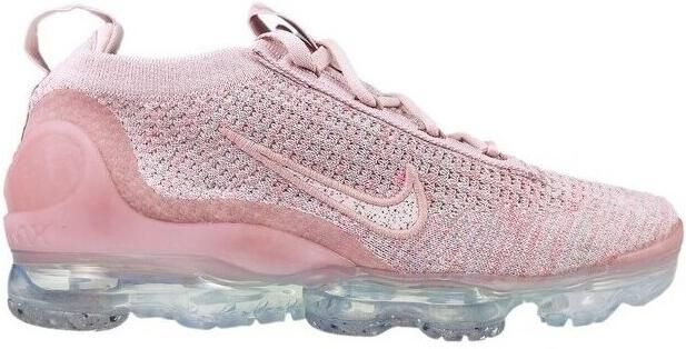 Nike Air VaporMax 2021 Flyknit Damesschoenen Pink Oxford Rose Whisper Metallic Silver Pink Oxford Dames - Foto 4