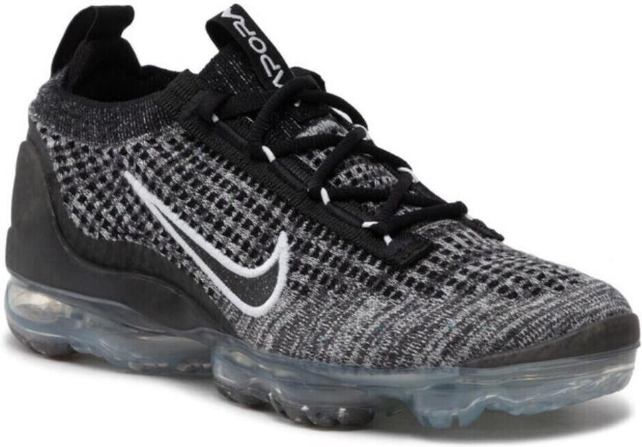 Nike Air VaporMax 2021 Dames Black Metallic Silver White Dames