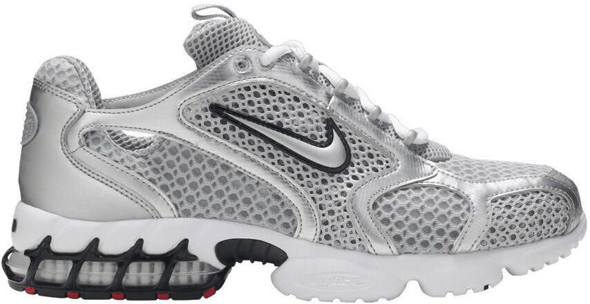Nike Lage Sneakers Air Zoom Spiridon Cage 2 Metallic Silver