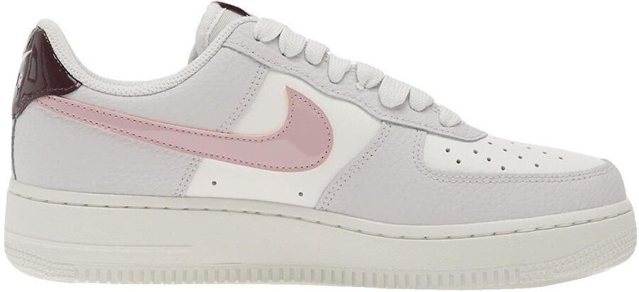 Nike Air Force 1 '07 summit white plum chalk vast grey Women bruin Schoenen