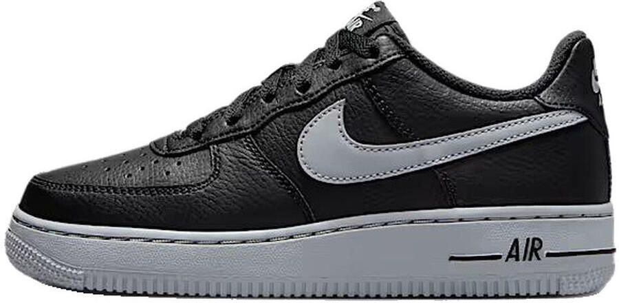 Nike Air Force 1 '07 GS Zwart Grijs Sneakers Unisex Doos Zonder Deksel - Foto 3