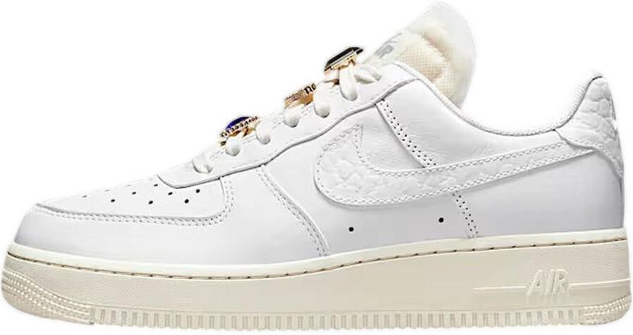 Nike Air Force 1 Low Premium Jewels Edition Sneakers Schoenen Wit DN5463 - Foto 5