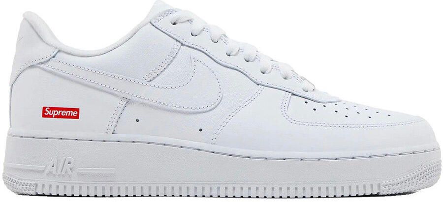 Nike x Supreme Air Force 1 Low SP Sneakers Schoenen Wit CU9225 - Foto 7