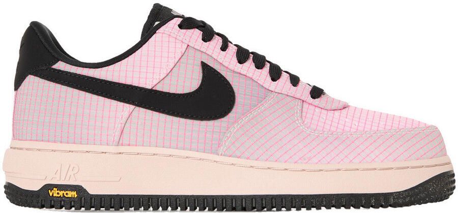 Nike Lage Sneakers Baskets air force 1 lx vibram silt red