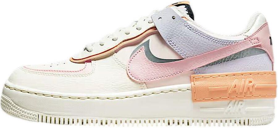 Nike Wmns Air Force 1 Shadow Basketball Schoenen sail pink glaze orange chalk - Foto 3