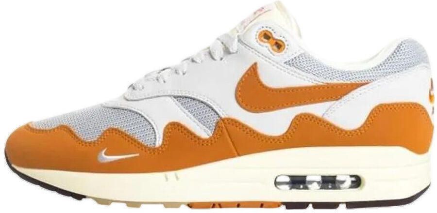 Nike x Patta Air Max 1 Waves Monarch (met armband) Limited Edition Sneaker Unisex Silver Oranje Wit - Foto 2
