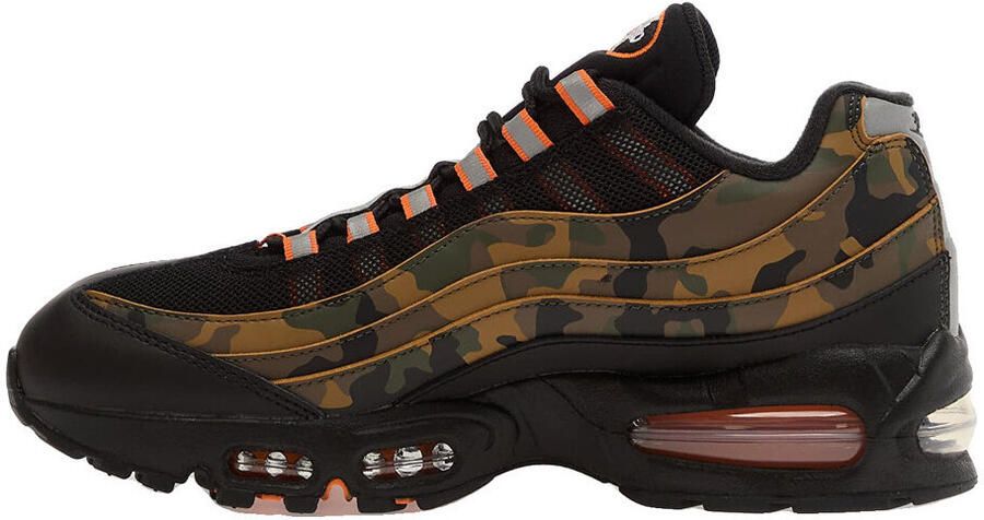 Nike Lage Sneakers Baskets air max 95 camouflage orange sécurité